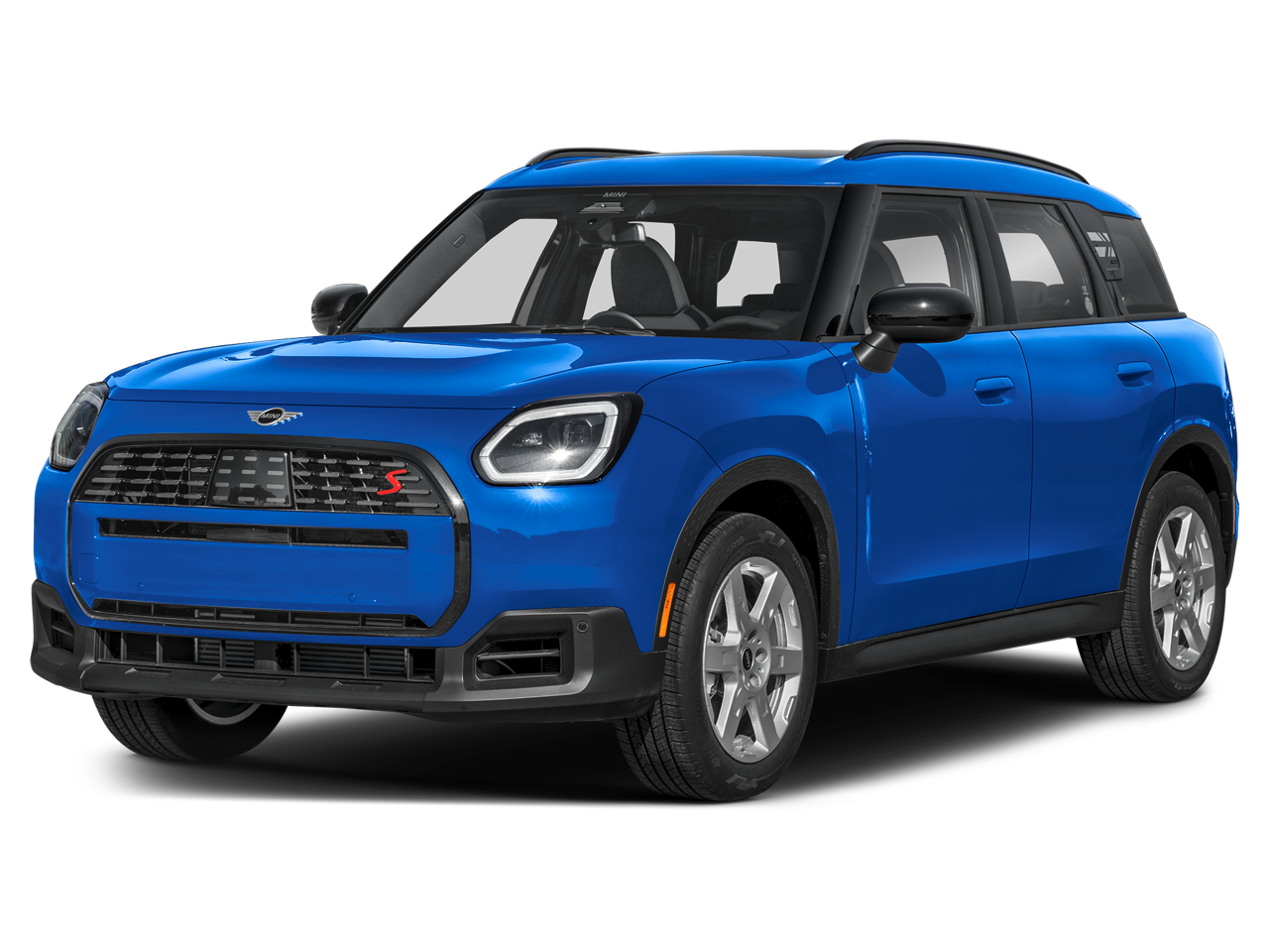 2027 MINI COUNTRYMAN ICONIC in Indigo Sunset Blue Metallic — front three-quarter view