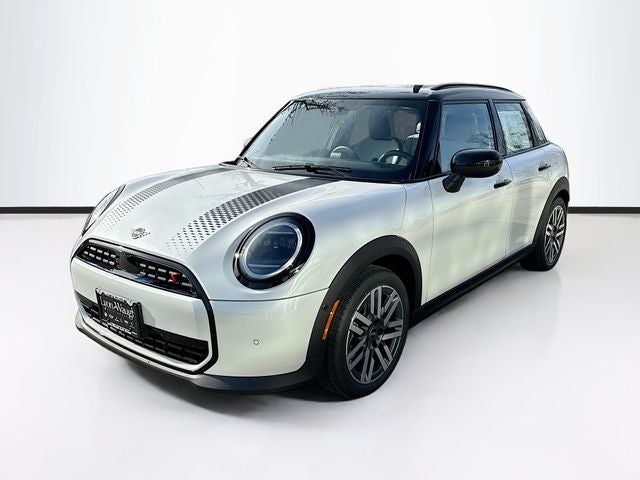 2026 MINI 4 DOOR SIGNATURE PLUS in Nanuq White Metallic — front three-quarter view